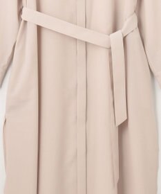 23区 【洗える】シアーマットクロス ロング シャツ