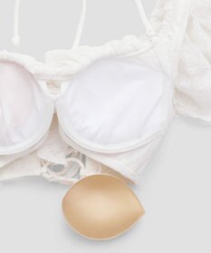 San-ai Resort（三愛水着楽園） 軽い着け心地でしっかり盛れる【楽盛り水着】　フリルワイヤービキニ　9M・11L　【San-ai Resort（サンアイリゾート）】