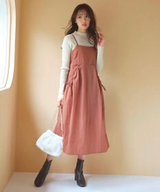 Feroux 【洗える】ニットセット キャミソールワンピース