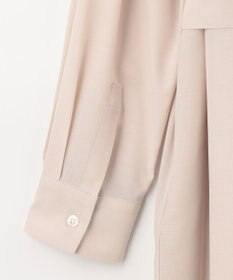 23区 【洗える】シアーマットクロス ロング シャツ