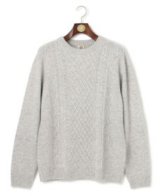 J.PRESS MEN 【KING SIZE】【Cash Lamb’s wool】ケーブルニット / クルー