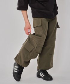 WEGO 【MLサイズ展開】2WAYリップストップカーゴパンツ
