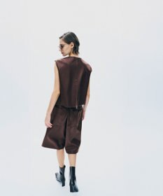 uncrave フェイクレザー ジレ