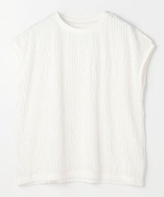 ANY L レースフレンチスリーブプルオーバー