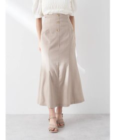 earth music&ecology フロントボタンマーメイドスカート