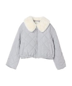 earth music&ecology ファーカラーブルゾン