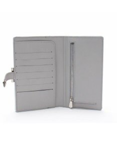 A.D.M.J. 【牛革】メタリックレザー/ガマグチ付ロングウォレット