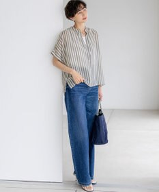 23区 S 【滝沢眞規子さん着用/VERY掲載/洗える】23区DENIM ストレッチ ワイドパンツ