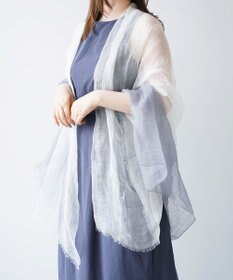 muto Ramie300 バーティカルグラデーション リネンストール