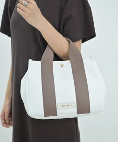 Hekhèr Le Style de Vie 新色追加【日本製 / 2WAY】PUコートコットンキャンバス トートバッグ medium
