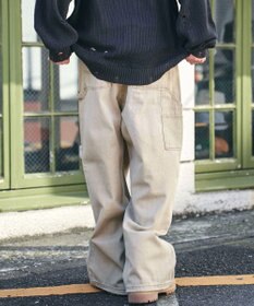 WEGO ダブルニーダメージデニムパンツ