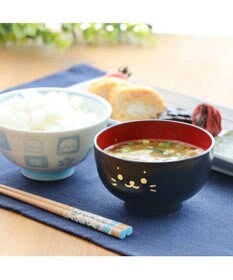 Mother garden しろたん 汁椀 顔ぼん《小》 300mL 電子レンジ対応 食洗器対応 日本製