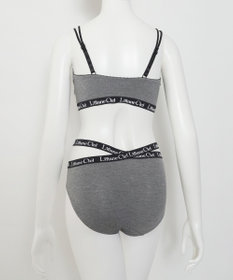 WEGO 【ブラトップ＆ショーツセット】Liliane　Ciel　ロゴテープ