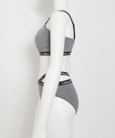 WEGO 【ブラトップ＆ショーツセット】Liliane　Ciel　ロゴテープ