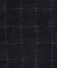 JOSEPH ABBOUD 【イタリア素材/軽量/ストレッチ】サマーツィードジャージーチェック プリント ベスト