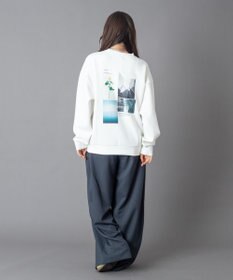 WEGO 【ユニセックス着用ITEM】アクセ付きフォトグラフィックプルオーバー