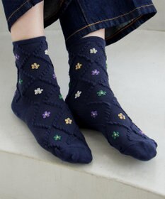 Tiaclasse トレリス＋カラーフラワーソックス