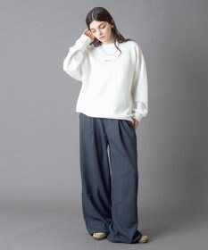 WEGO 【ユニセックス着用ITEM】アクセ付きフォトグラフィックプルオーバー