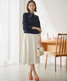 組曲 【セットアップ着用可・WEB限定カラーあり】MINA ニットフレアスカート