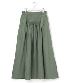 ICB L エステルメモリータフタ ピンタックスカート