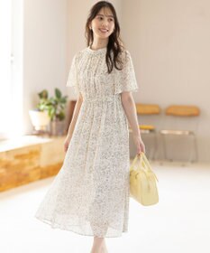 ANY SIS L 【洗える】プリント ワンピース