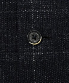 JOSEPH ABBOUD 【イタリア素材/軽量/ストレッチ】サマーツィードジャージーチェック プリント ベスト