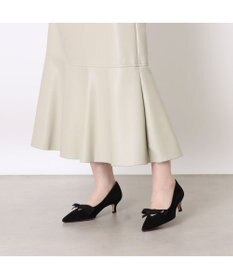 MODE ET JACOMO <MODE ET JACOMO>リボンストラップポインテッドトゥパンプス