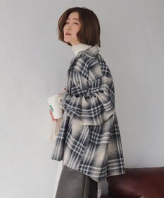 WEGO 【2025年秋冬新作/ユニセックス着用ITEM/SMLサイズ展開】ヘビーネルチェックシャツ（LS）