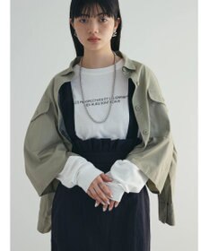 Green Parks armonia. サスペンダー付きスカート