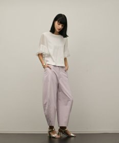 GRACE CONTINENTAL シフォンスリーブカットトップ