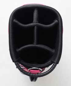 23区GOLF 【WOMEN】合皮×デニム調キャディバッグ 他と被らない 大人ピンクが初登場