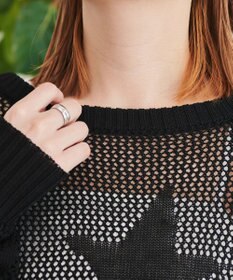 WEGO スターメッシュBIGニット