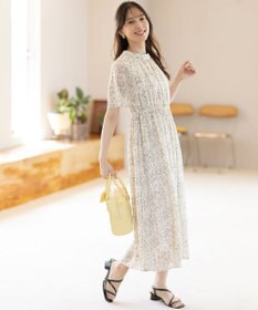 ANY SIS L 【洗える】プリント ワンピース