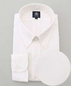 J.PRESS MEN 【KING SIZE】【PREMIUM PLEATS / 形態安定】ピンヘッド ドレスシャツ / B.D.