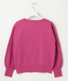 Feroux 【洗える】パールポイントパフスリーブ ニット