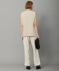 ICB L 【洗える】リサイクルポリエステルハイゲージ  ニットベスト