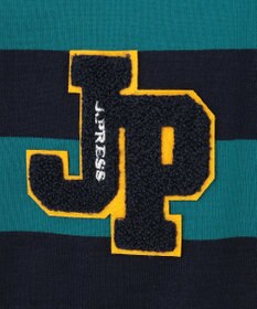 J.PRESS KIDS 【110-130cm】ボーダーJPサガラ刺繍 Ｔシャツ