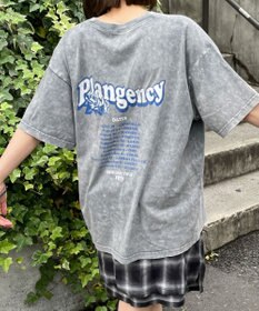 WEGO 【綿100%】ヴィンテージウォッシュグラフィックTシャツ