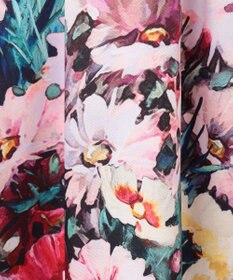 GRACE CONTINENTAL グラデフラワープリントスカート