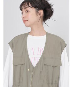 earth music&ecology ドロストコードジレ