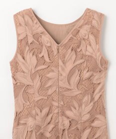 GRACE CONTINENTAL ケミカルリーフドレス