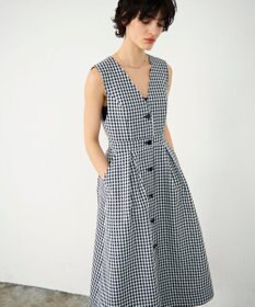 GRACE CONTINENTAL チェックジャンパースカート