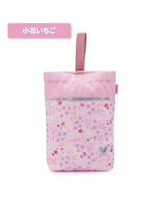 Mother garden マザーガーデン 野いちご シューズバッグ 《小花いちご柄》