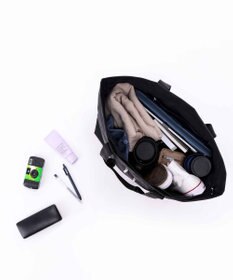 LeSportsac CARLIN ZIP TOP TOTE BAG 【日本限定】リサイクルドブラックJP