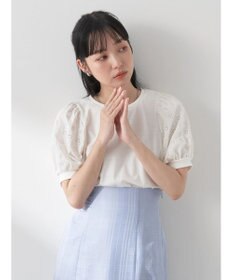 earth music&ecology フラワーレースプルオーバー