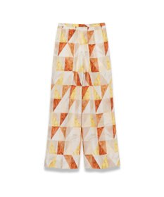 JOSEPH マーブルプリント　シルクトラウザーズ