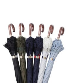 MOONBAT 【遮光/晴雨兼用日傘】POLO RALPH LAUREN(ポロ ラルフローレン) エンブフリル 長傘 遮熱 UV