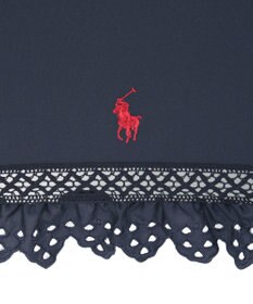 MOONBAT 【遮光/晴雨兼用日傘】POLO RALPH LAUREN(ポロ ラルフローレン) エンブフリル 長傘 遮熱 UV