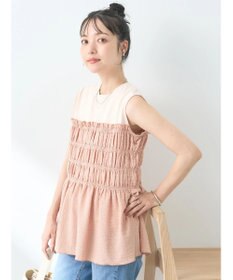 earth music&ecology ドッキングシャーリングプルオーバー