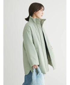 Green Parks 中わたスタンドカラーミドル丈ブルゾン